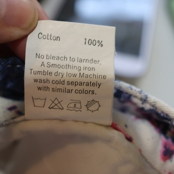 7 Star White Splatter Painted Skinny Jean's 29 - Picture 14 of 14